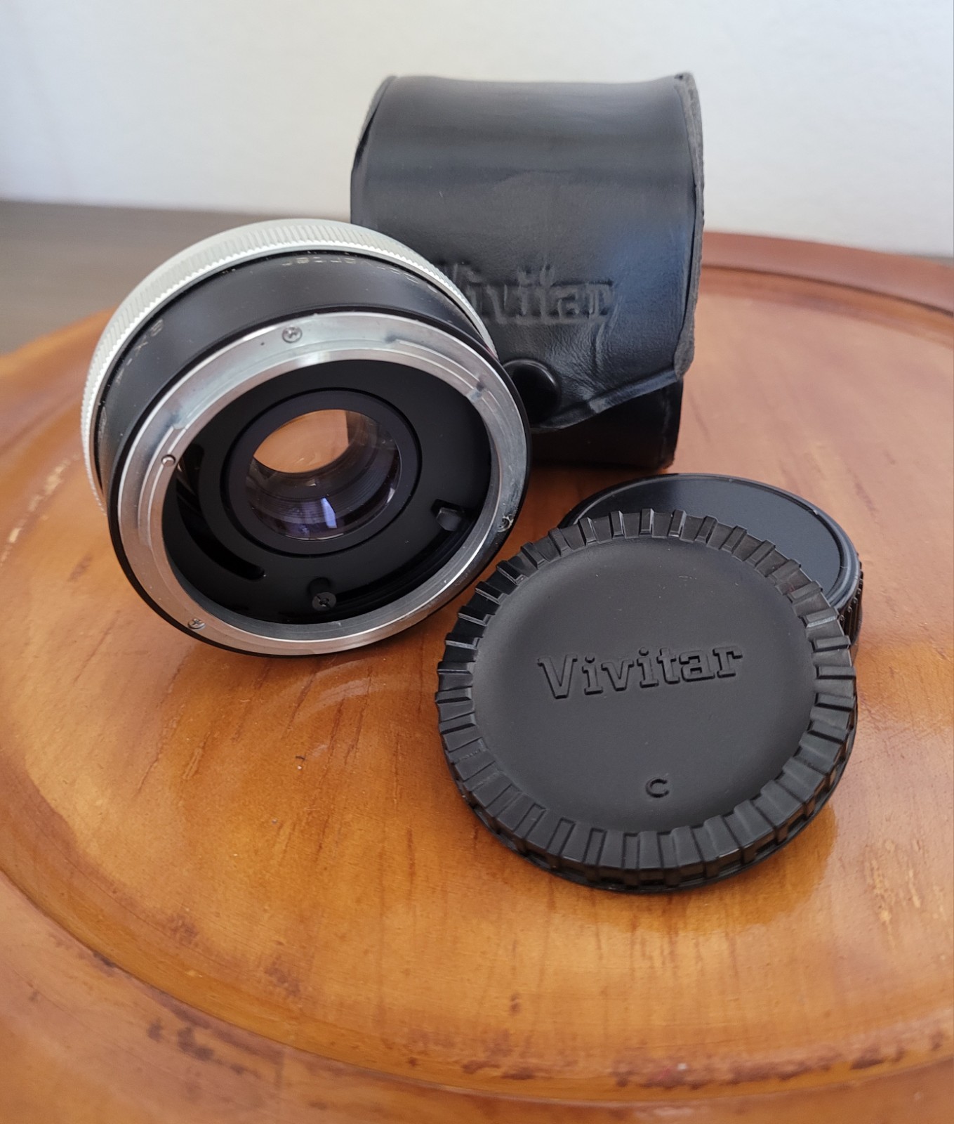 Vivitar 2x-4 MC Tele Converter For Canon FL/FD Mount With Caps & Case