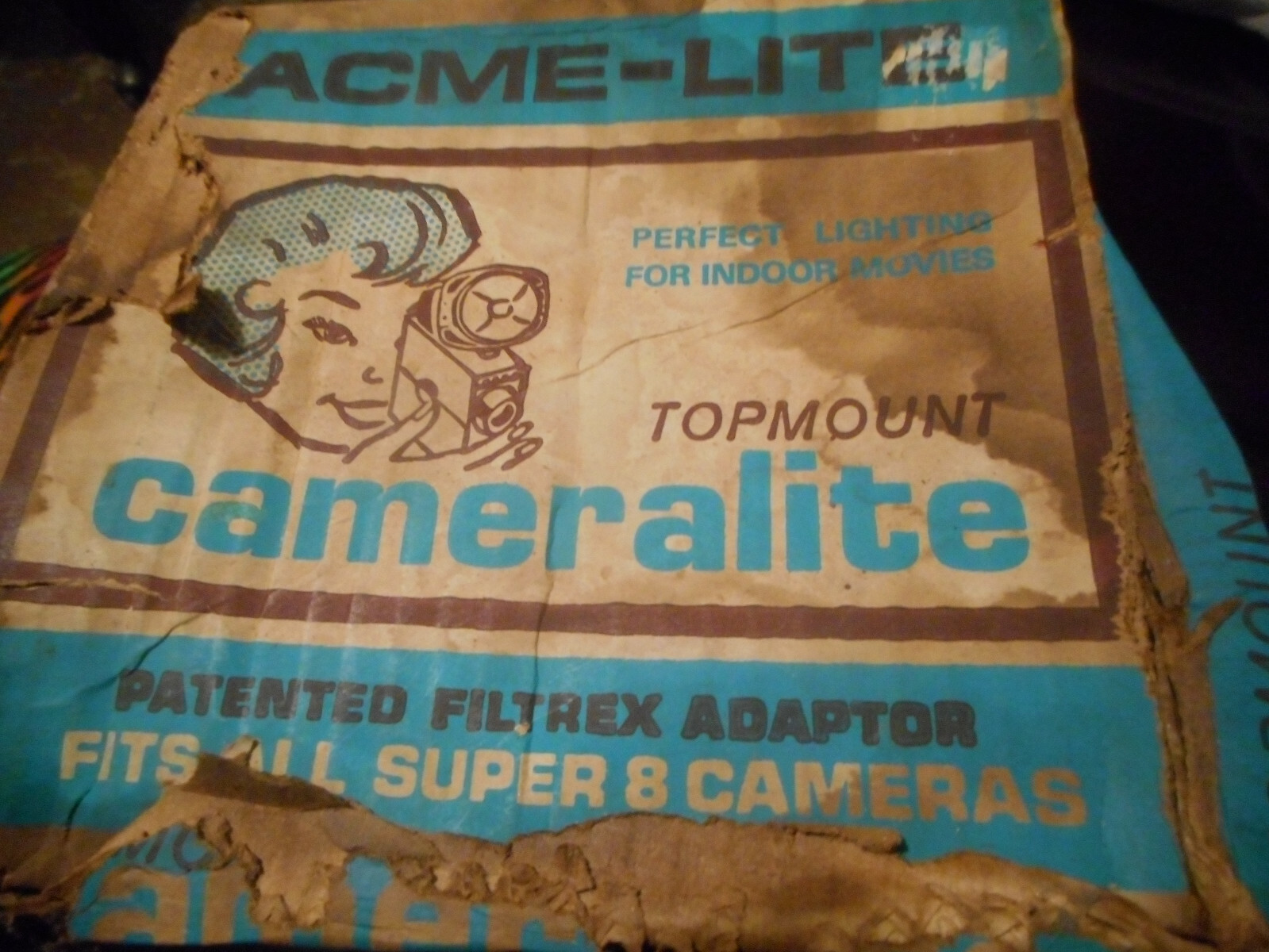 Acme-lite “Cameralite”  Flash Lamp for Super-8 Cameras (Great Condition)