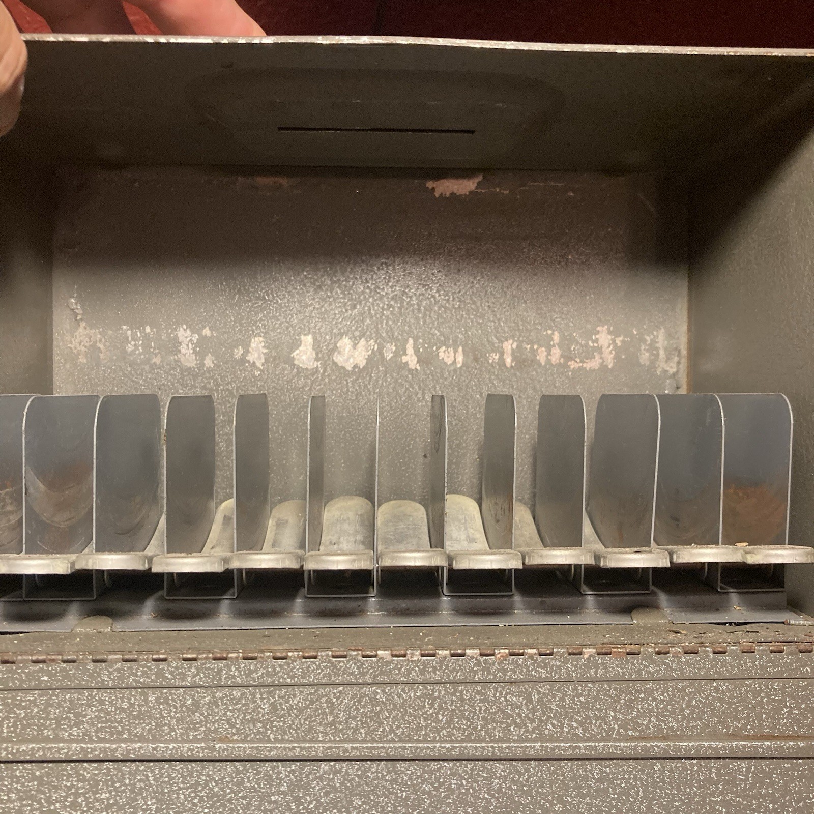 Vintage Brumberger Movie Case For 8mm Movies, w/ 7 movie Canisters, Reels