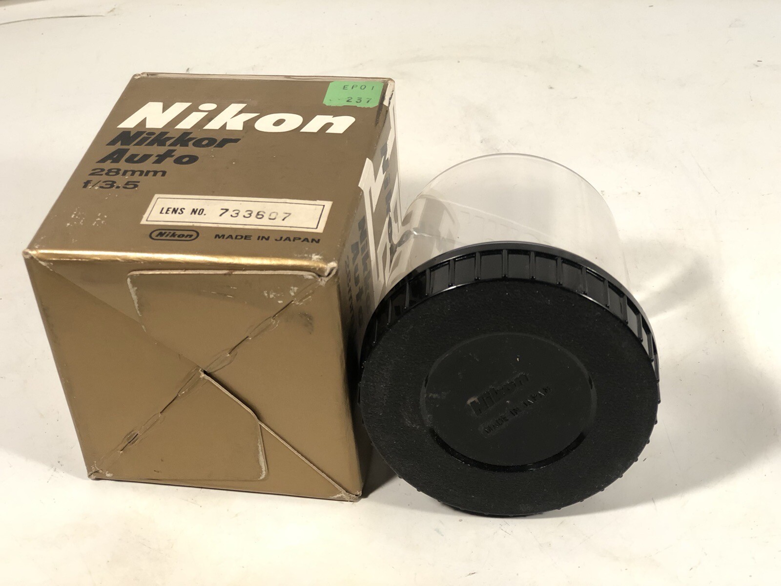 NIKON lens case for NIKKOR Auto 28mm f/3.5 Made In Japan