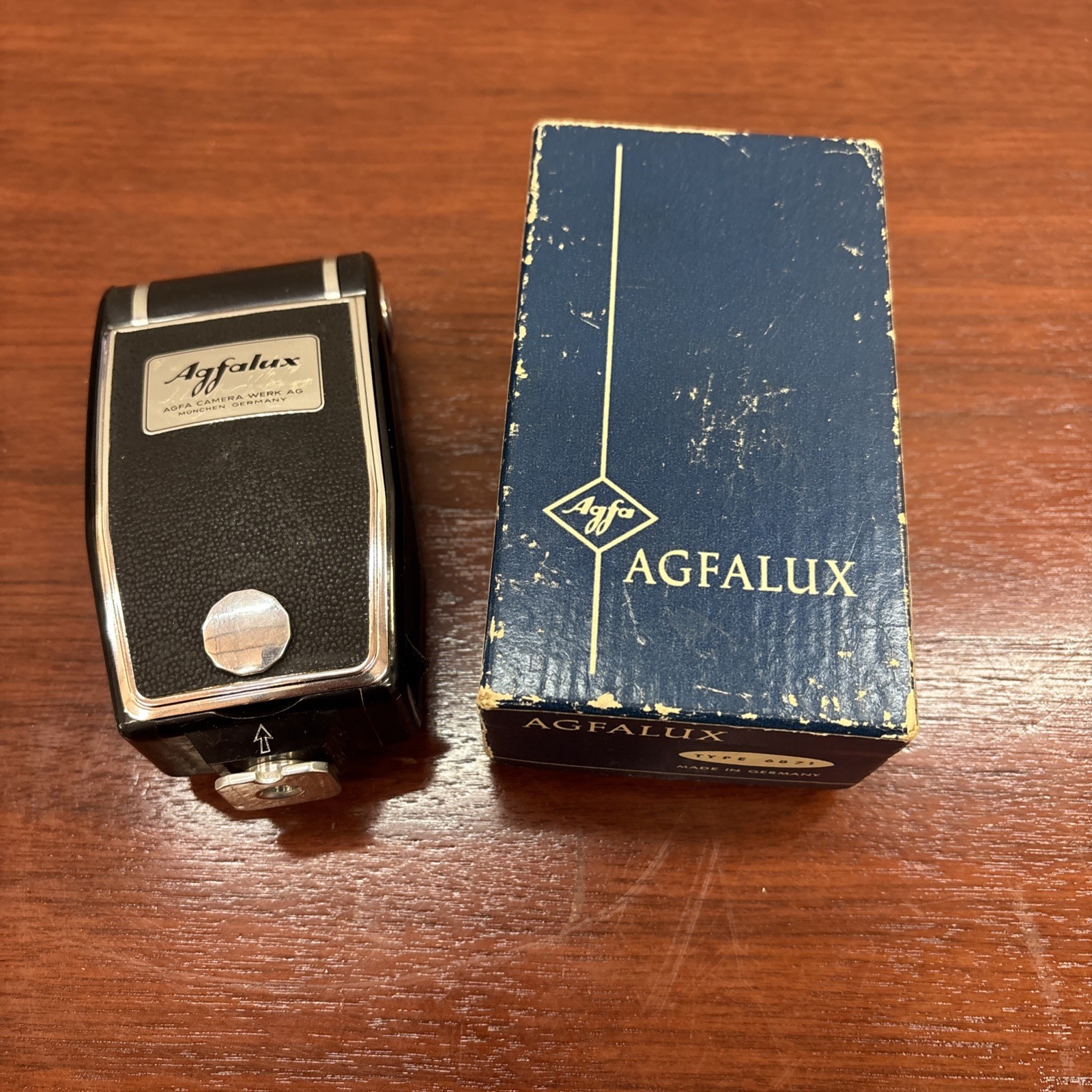 Vintage Agfalux AGFA Camera Werk AG Flash Munchen Germany Camera Flash UNTESTED
