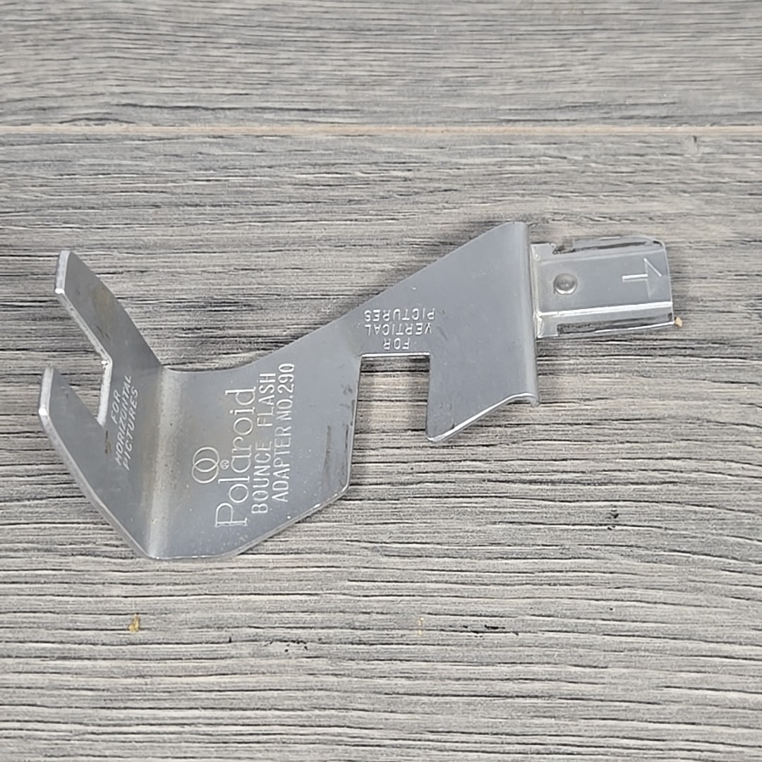 Vtg Polaroid Bounce Flash Adapter Bracket Model #290 Metal For Polaroid Camera