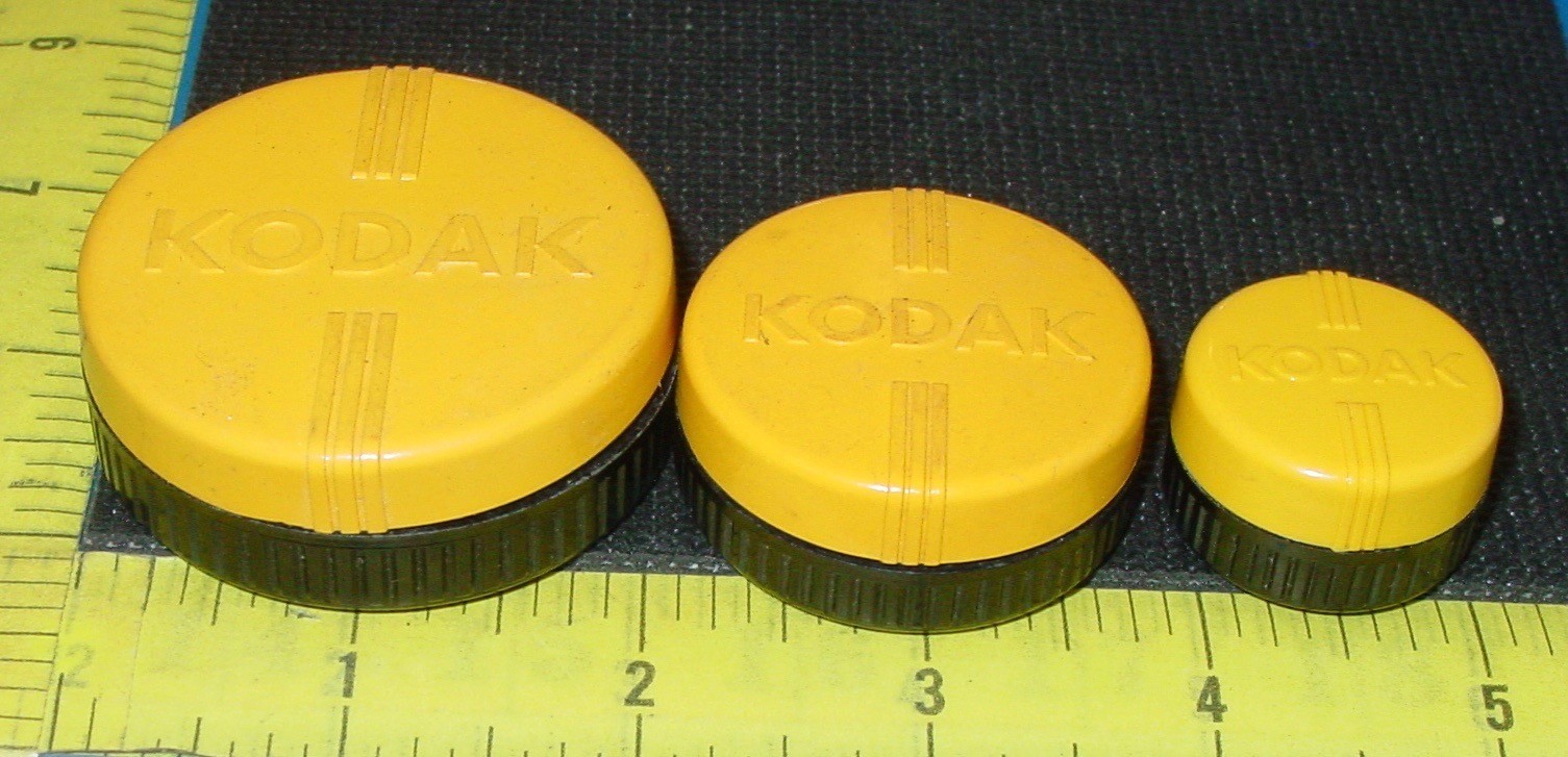 Vintage KODAK Lens Filter Can Mixed Lot Old School Photography Art Parts Supply