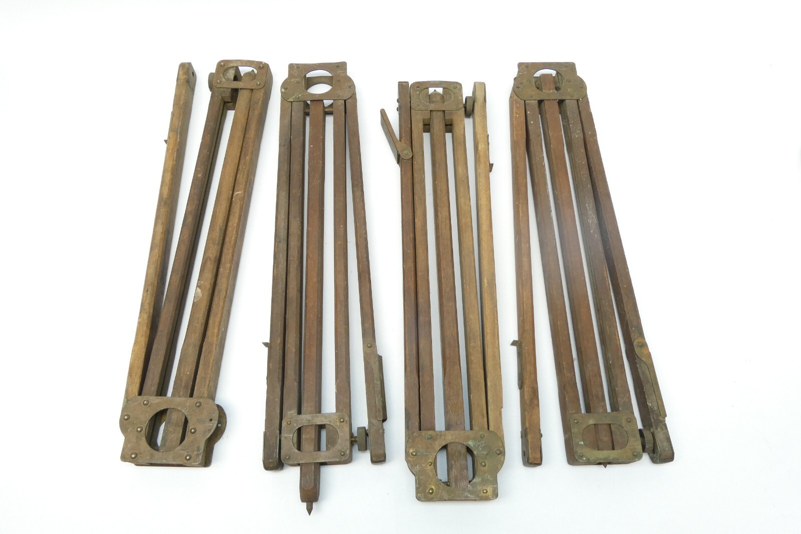 Brass Wood Legs Parts US Engr Dept Folmer Schwing Eastman Kodak Tripod Legs 1914