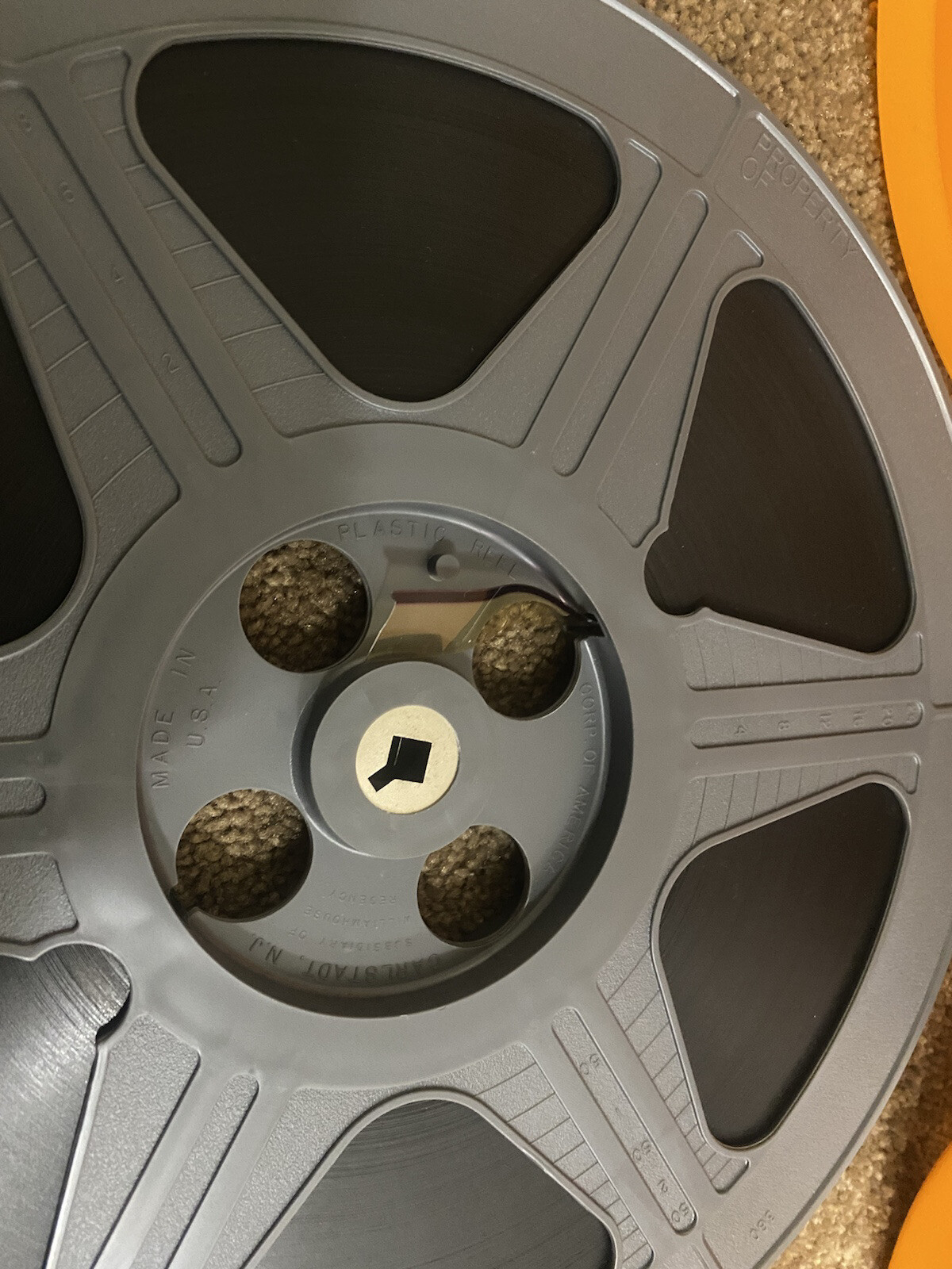 PlioMagic Plastic Film Movie Reel1200 Ft -33 Minutes 16mm With Life On the Run