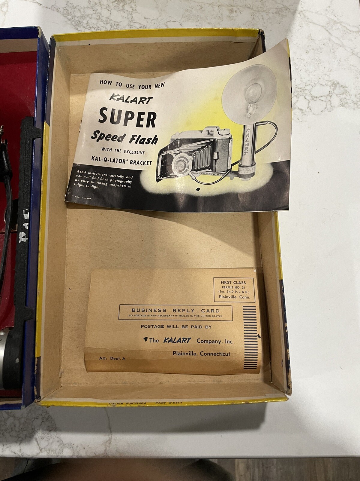 Kalart Safety First Super Speed Flash VTG Original Box. UNTESTED