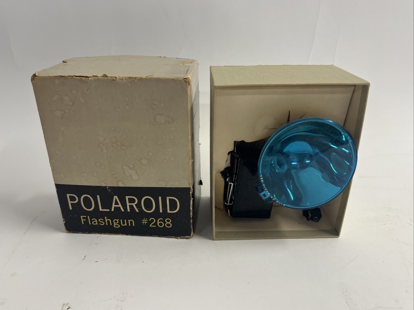 Vintage Camera Polaroid Flashgun Model #268 With Original Box and Instructions