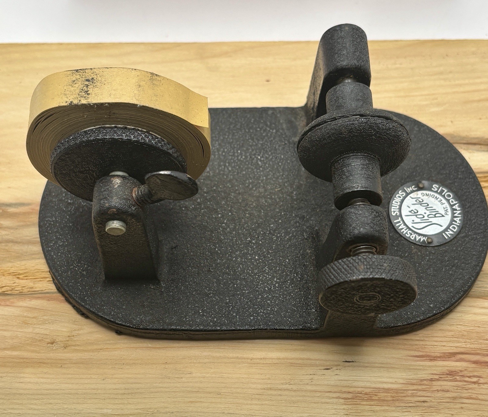 Marshall Studios Slide Binder Cast Iron Vintage Slide Making Tool With Supplies