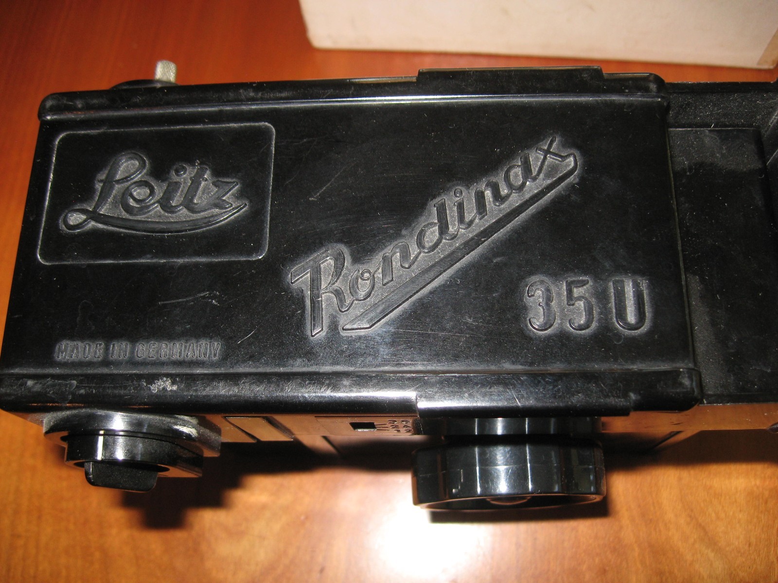 Vintage LEITZ LEICA RONDINAX 35 U 35mm Film Cassette Developer w/ Instructions