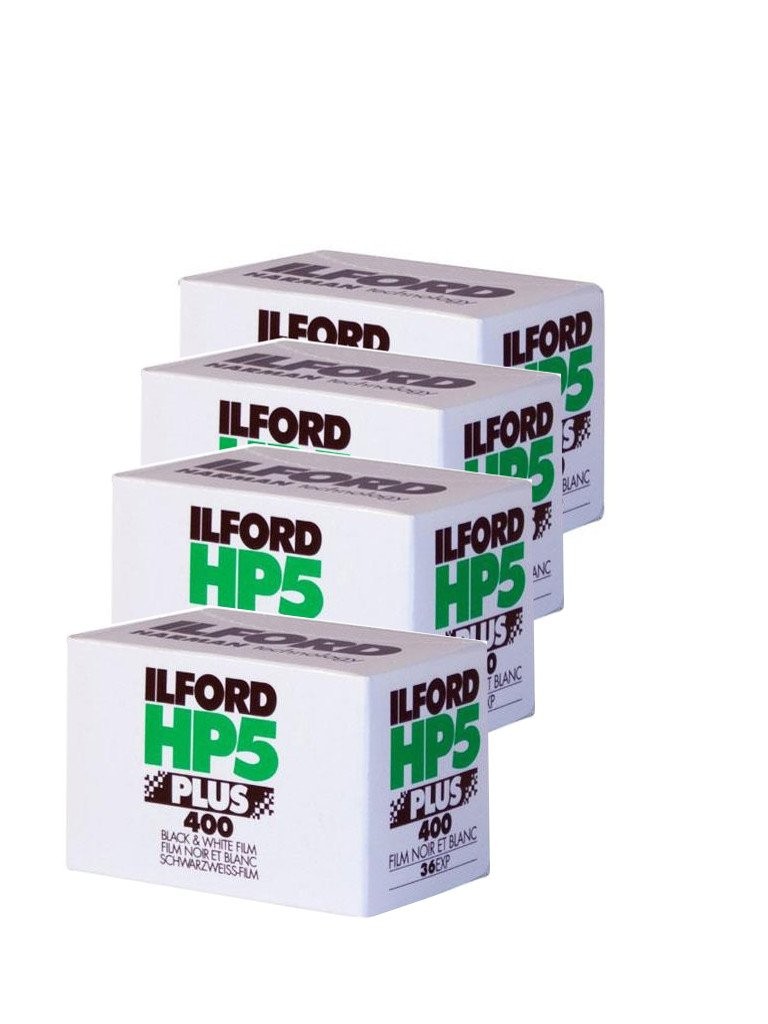 Ilford 1574577 HP5 Plus, Black and White Print Film, 35 mm, ISO 400, 36 Exposure