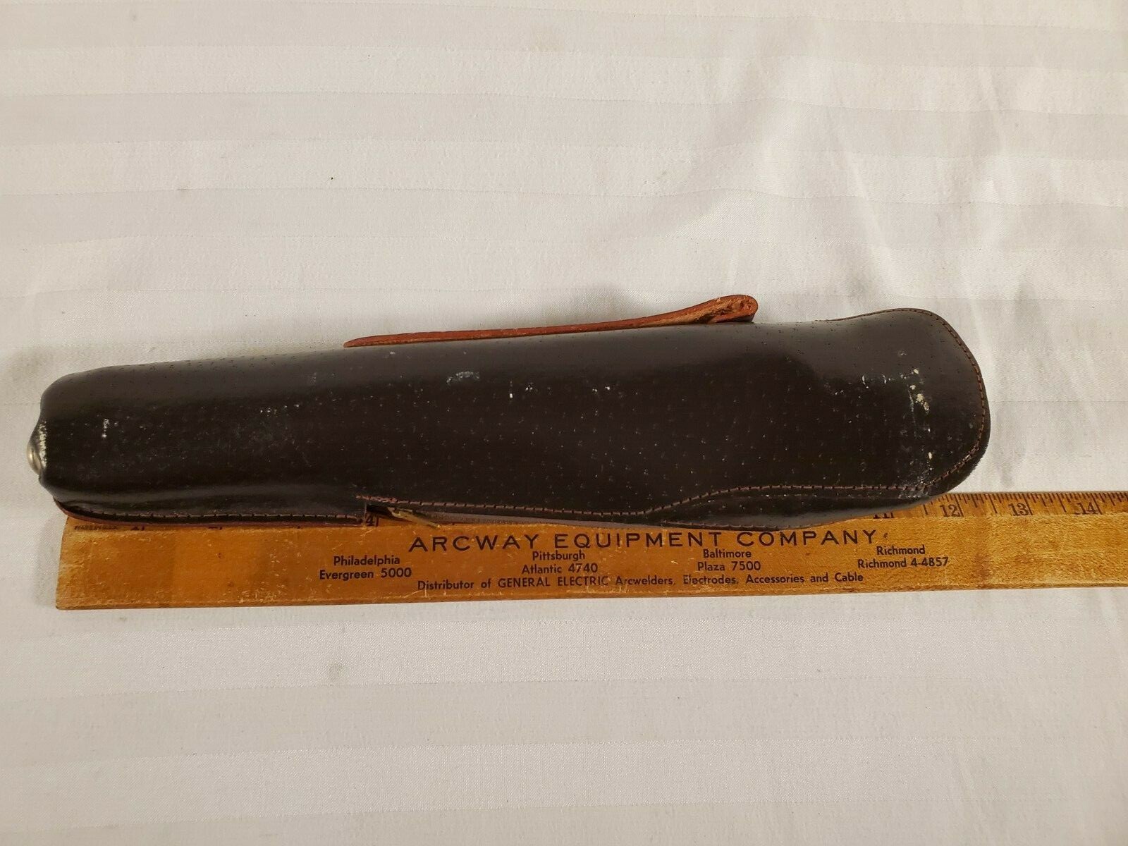 Vintage Alpex Tripod Expandable Legs in Leather Case ~ Made In Japan