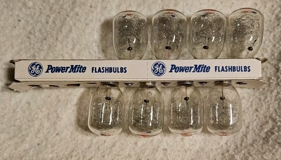 GE M3 Eight Camera Flashbulbs Flash Bulbs