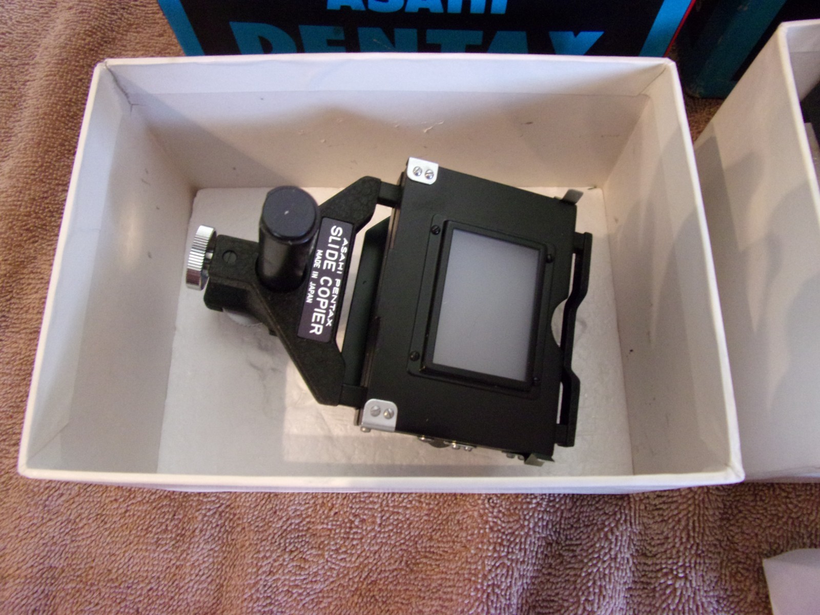 Asahi Pentax Auto-Bellows & Slide Copier New With Boxes K Mount