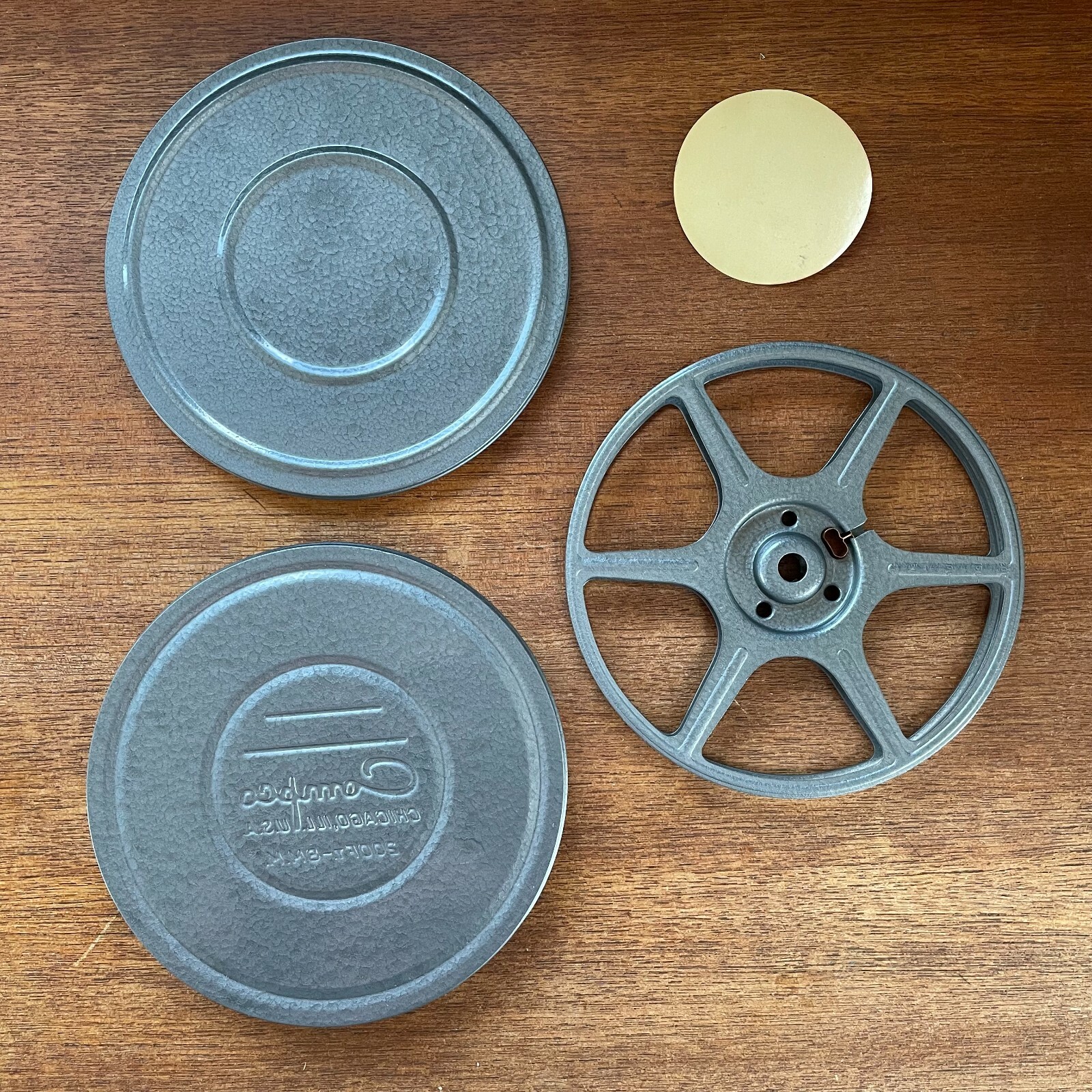8mm Film Compco ReelChest PAK 6 Sets Compco Precision 5 Inch Reels & Cans