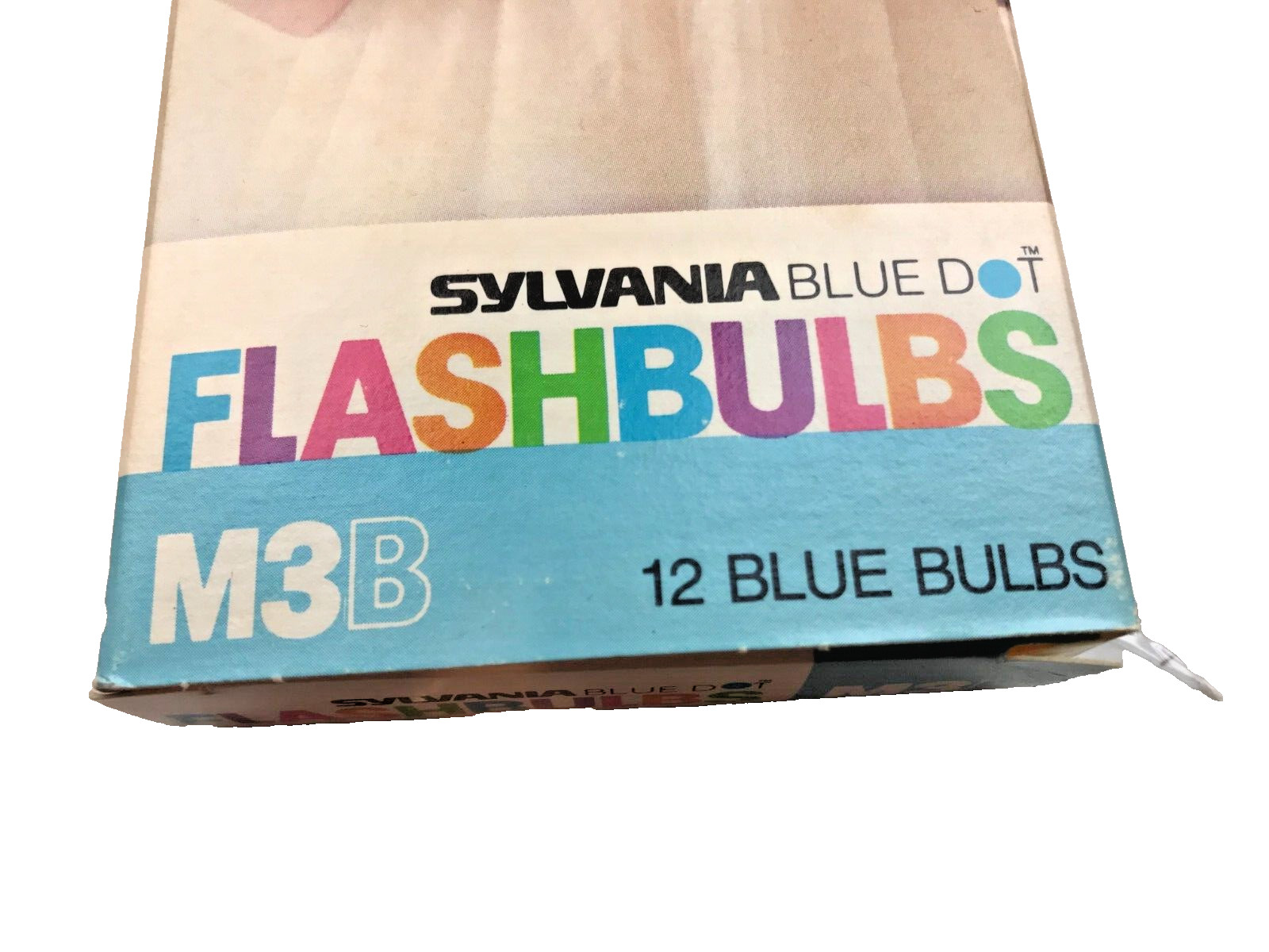 Sylvania M3B Blue Dot Flash Bulbs Box of 13 & GE M3 Clear Flashbulbs Box of 12
