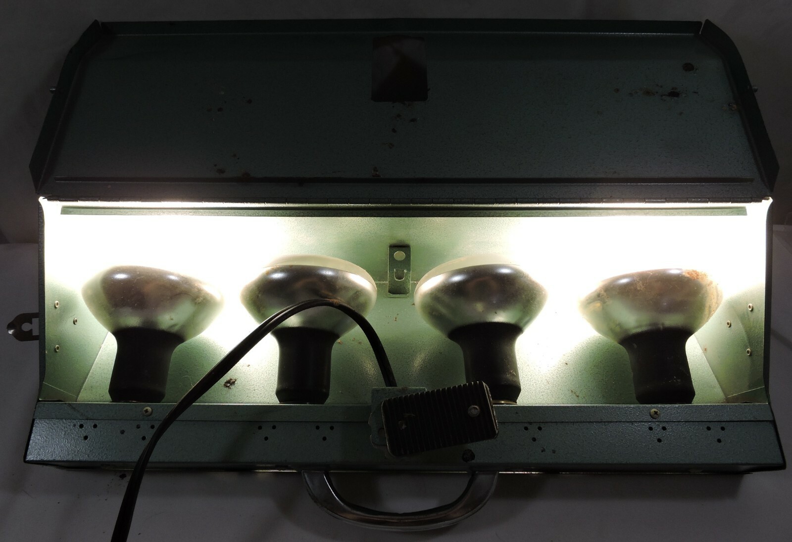 Vtg Mid Century V-PAK 4 Bulb Light Lite CPL Bar Photography w/ Box PM-4