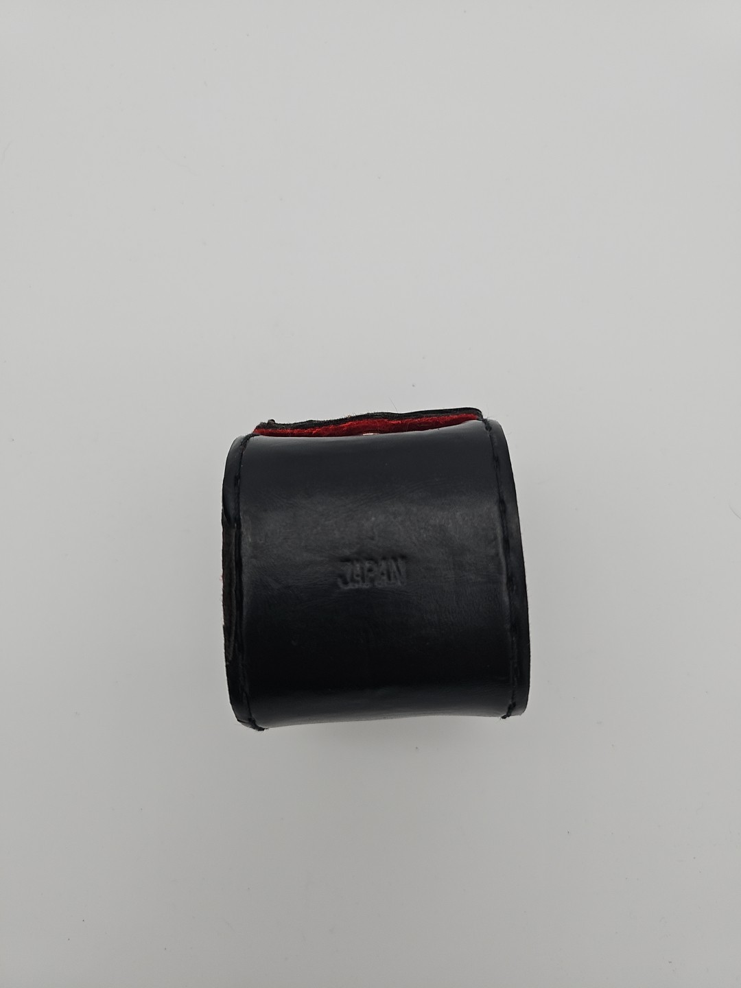 Made in Japan little vintage film camera antique leather case in used condition