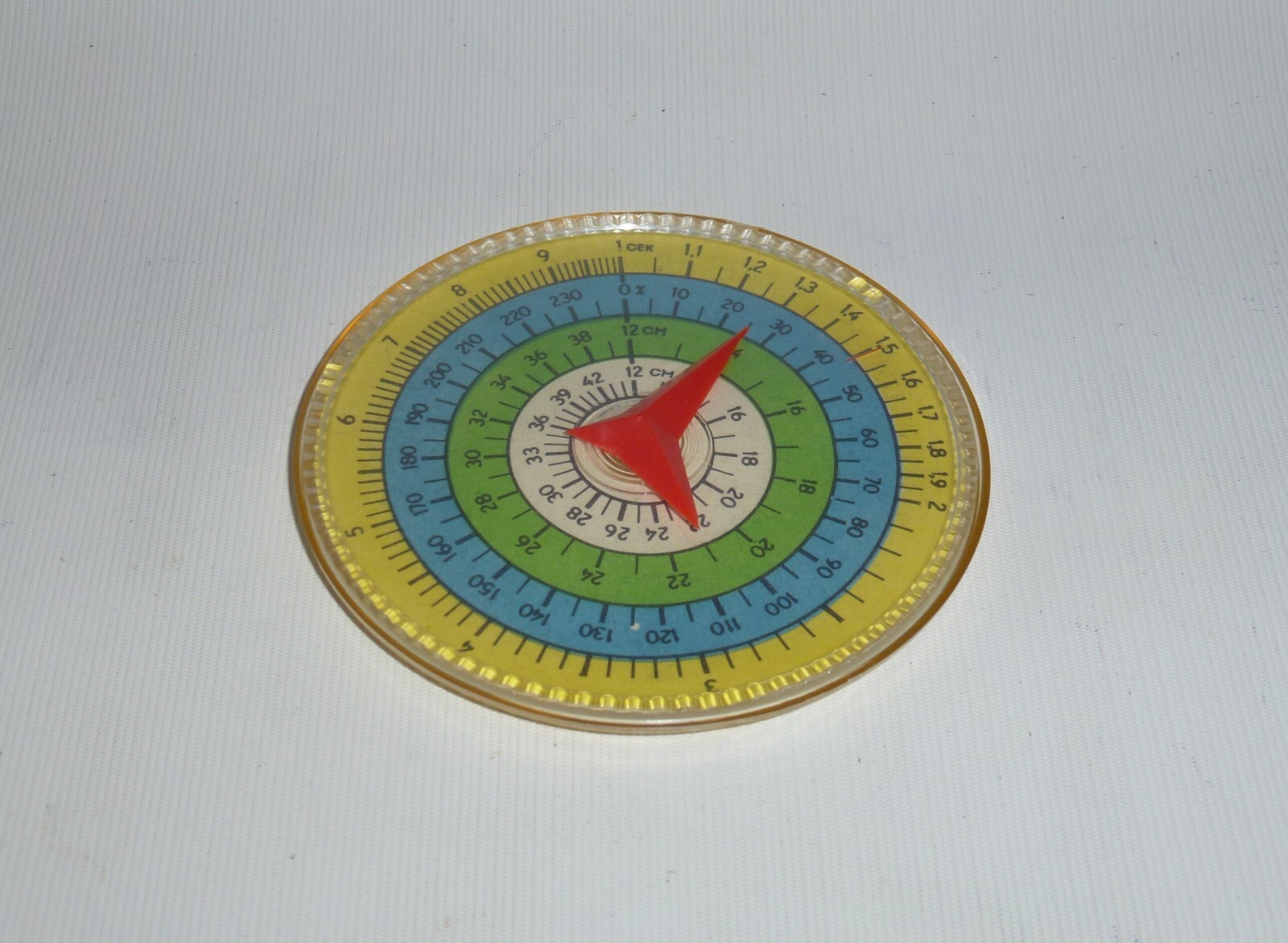 Rare Soviet Shutter speed calculator