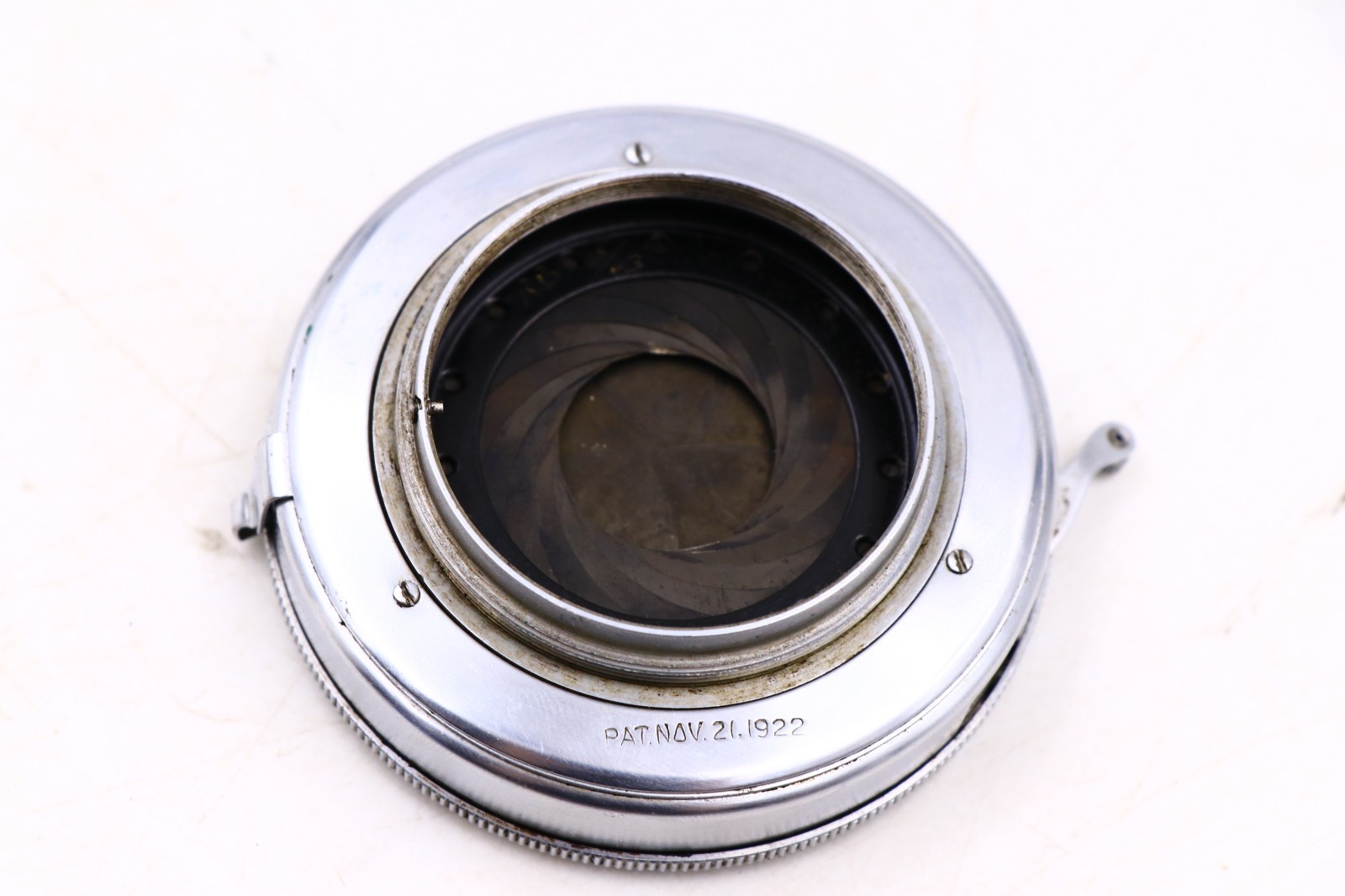Vintage Wollensak Alphax f/3.5 Shutter Pat 1922 With Lens As Is