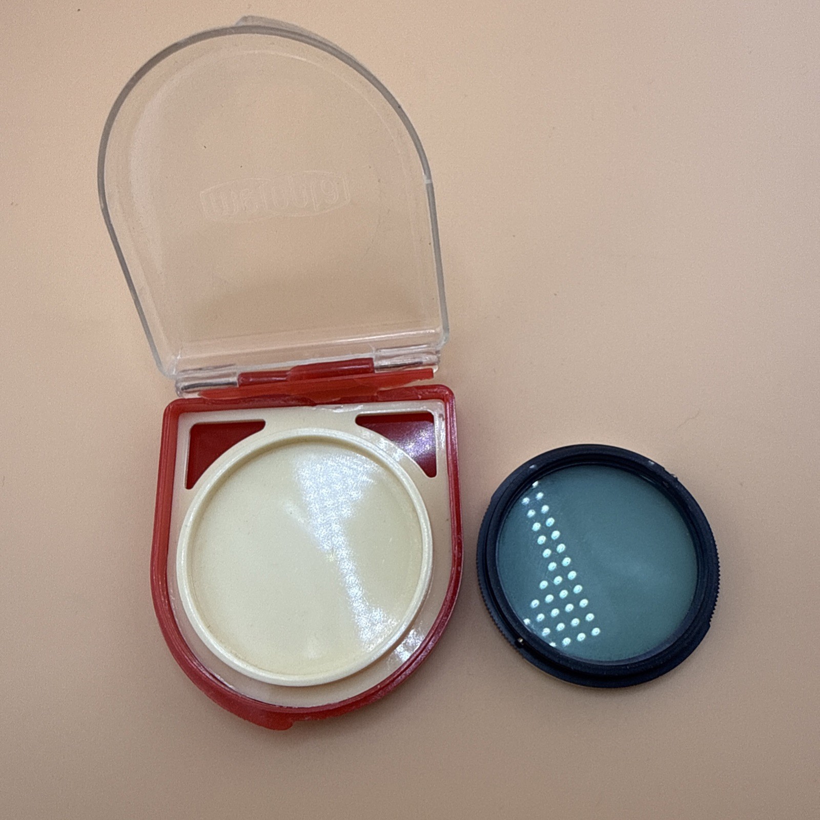 Flexaret 2 Piece MEOPTA B1 B36 Color Filter Czechoslovakia Genuine Blue & Yellow