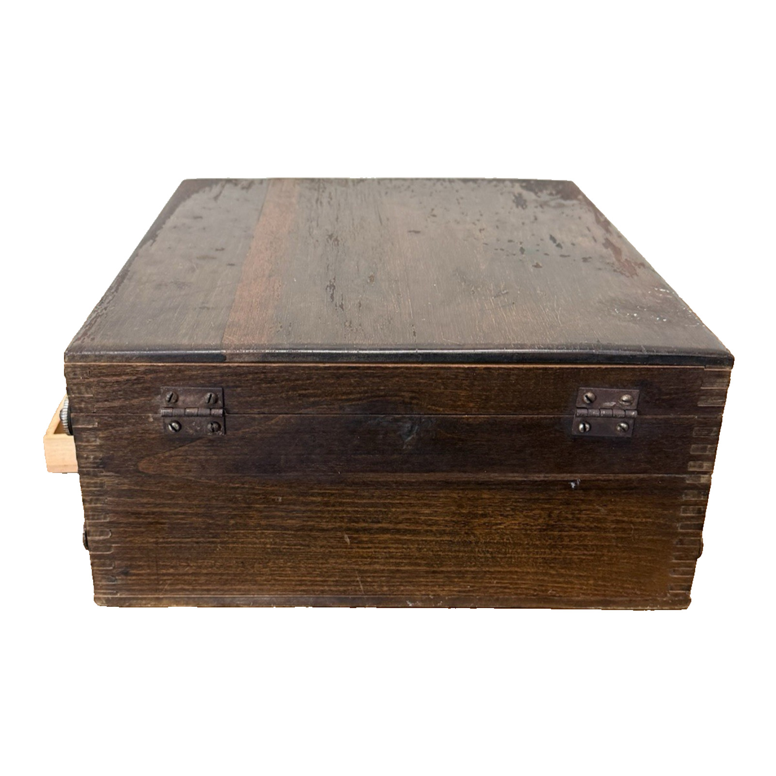 Antique 1900s Nega File Co Glass Plate Negative Box 8×10 Photography Easton PA