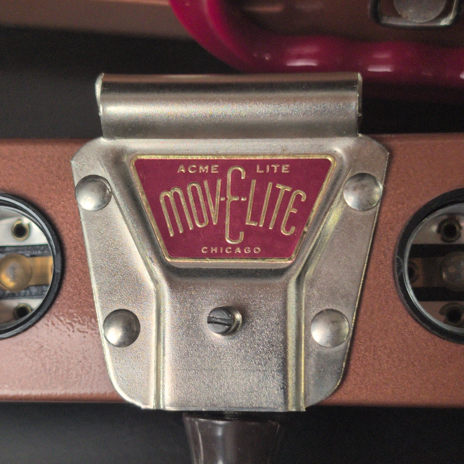 Vintage Acme Lite Mov-E-Lite R4 Portable Movie Light Kit Case Chicago 3 Lamps