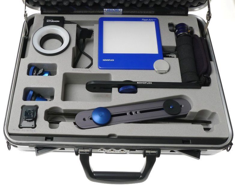 Novoflex ring flash xx halter art light panel camera grip ball heads rimowa case