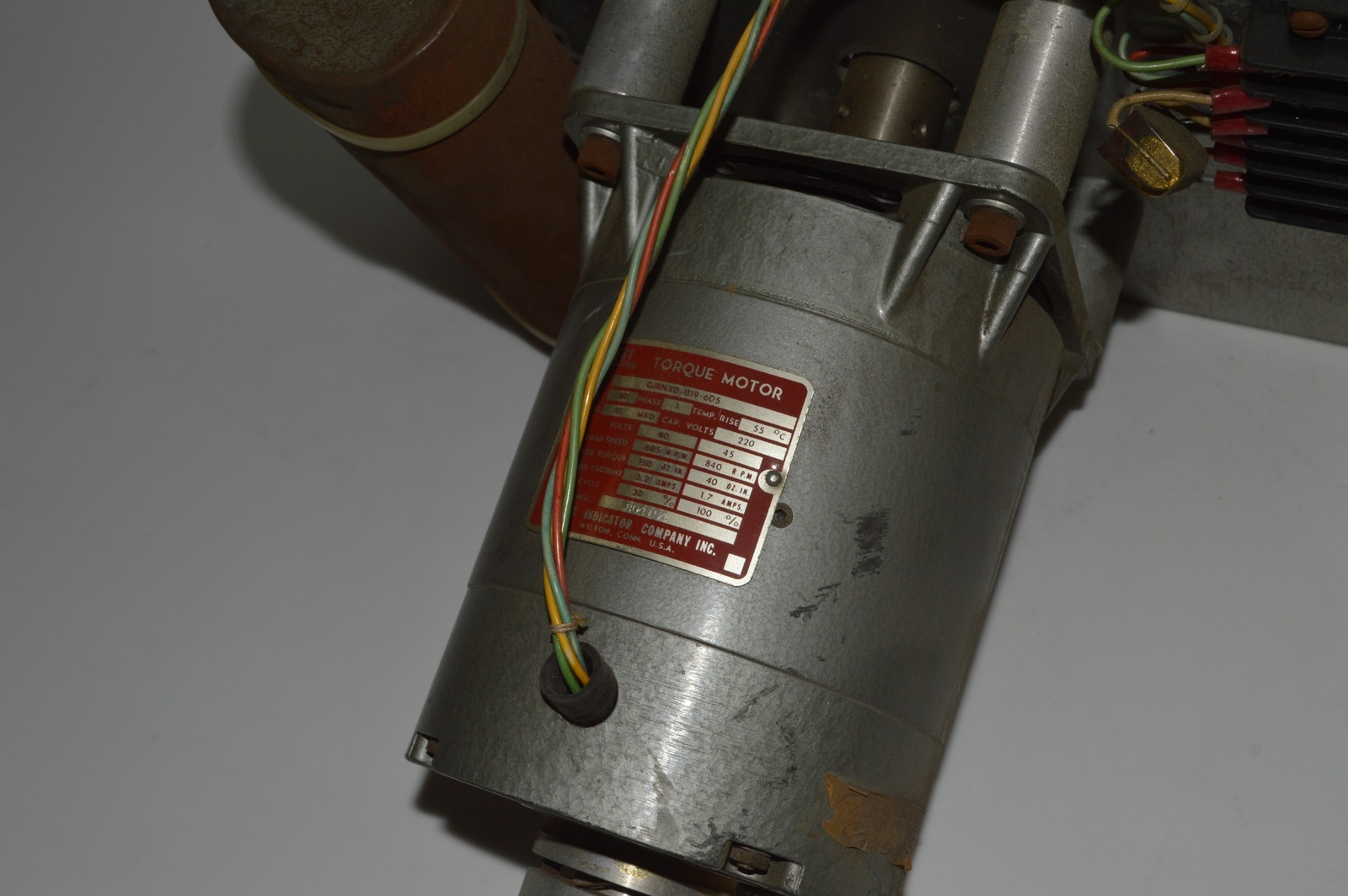 *TC* ELINCO TORQUE MOTOR TYPE GJRNXD-1119-6D5 – VINTAGE FILM REWINDER (TGS27)