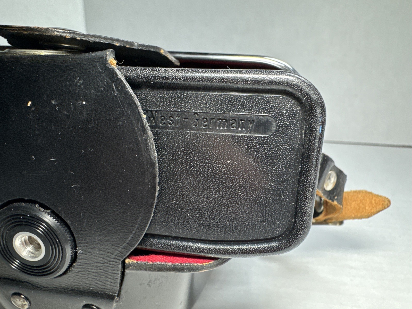 Zeiss Ikon Voigtlander Contaflex 126 Leather Camera Case Only NO CAMERA Blk