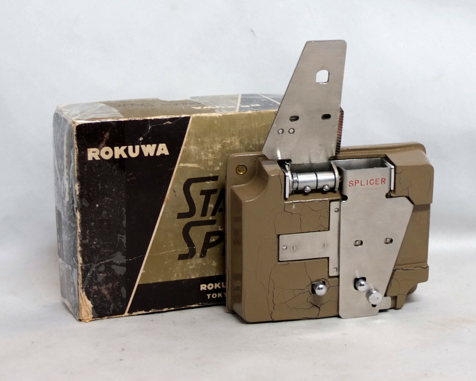 Rokuwa Film Splicer Klebepresse 8mm Super 8 Movie Film