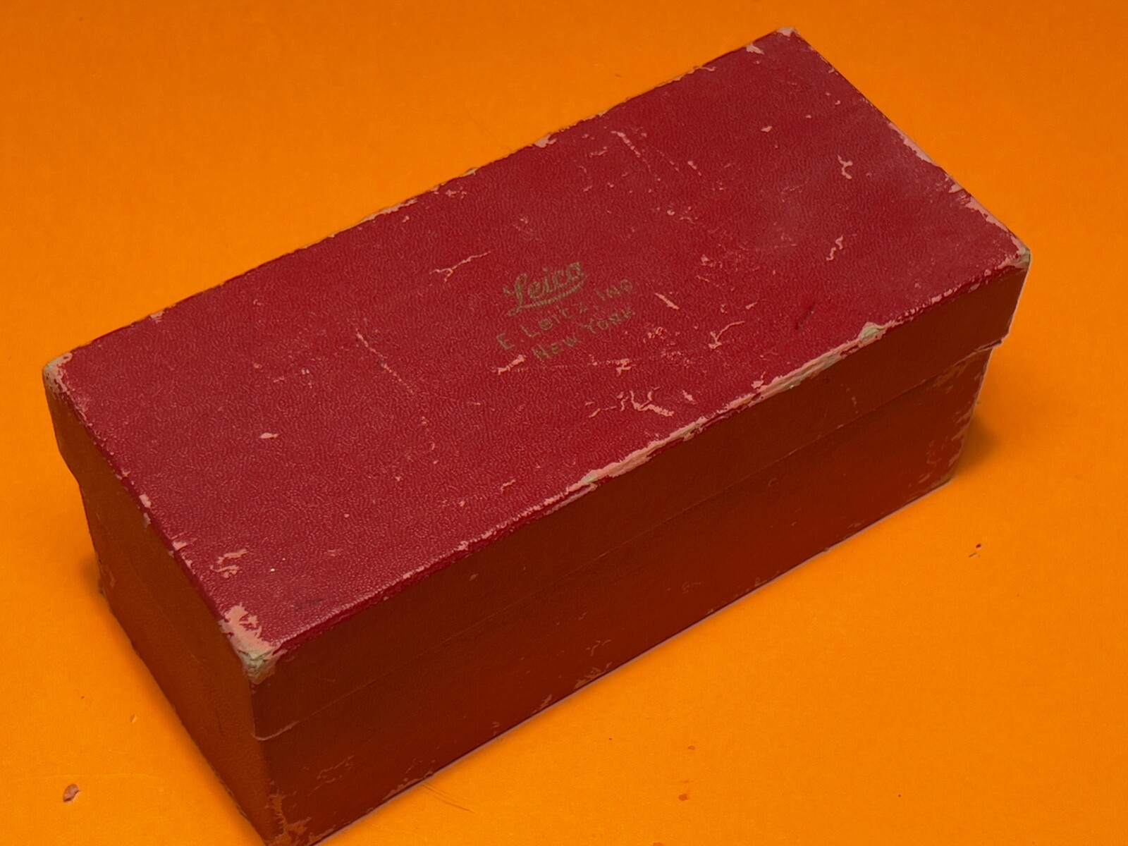 Leica E. Leitz, Inc. New York Vintage Red Box