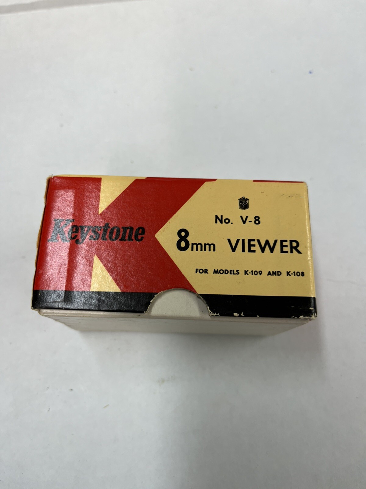 Vintage Keystone No. V-8 Viewer 8mm For Projector Models K-108 K-109
