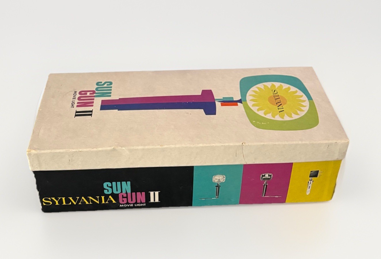 NEW Vintage Sylvania Sun Gun II Movie Light w/Orig Box Model SG-55 TESTED ✔️