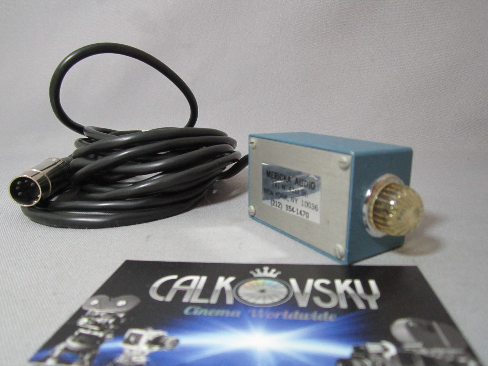 CINEMA POWER MOTOR ON/OFF SWITCHWITH 11FT CABLE, for 16mm MOVIE CAMERA