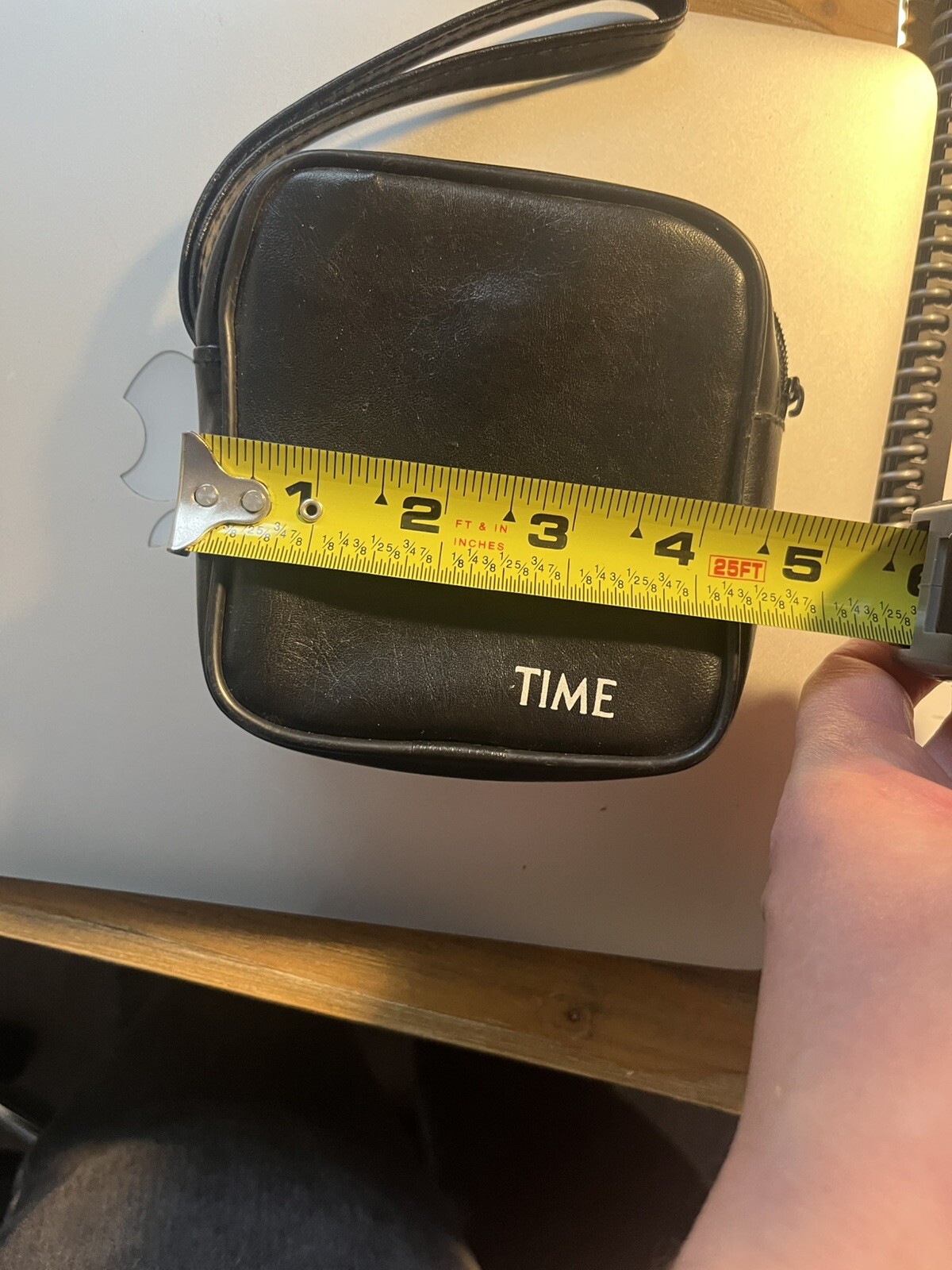 Time Magazine Vintage Binocular Holder Case Zip Up Camera Bag C4