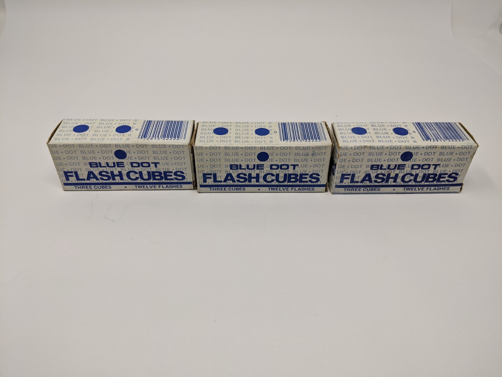 Vintage Flash Cubes Blue Dot Sylvania Westinghouse New Sealed