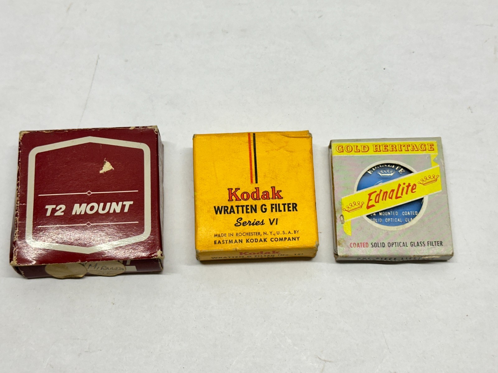 Large Lot of Series VI Lens Shades, Hoods, Filters, Adapter Kodak Wratten