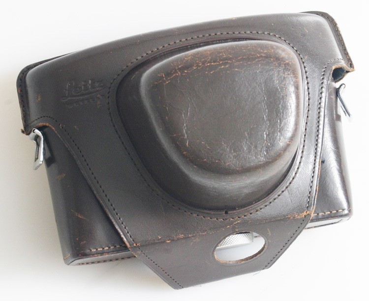 LEICA BROWN LEATHER CASE FOR LEICAFLEX SL AS IS