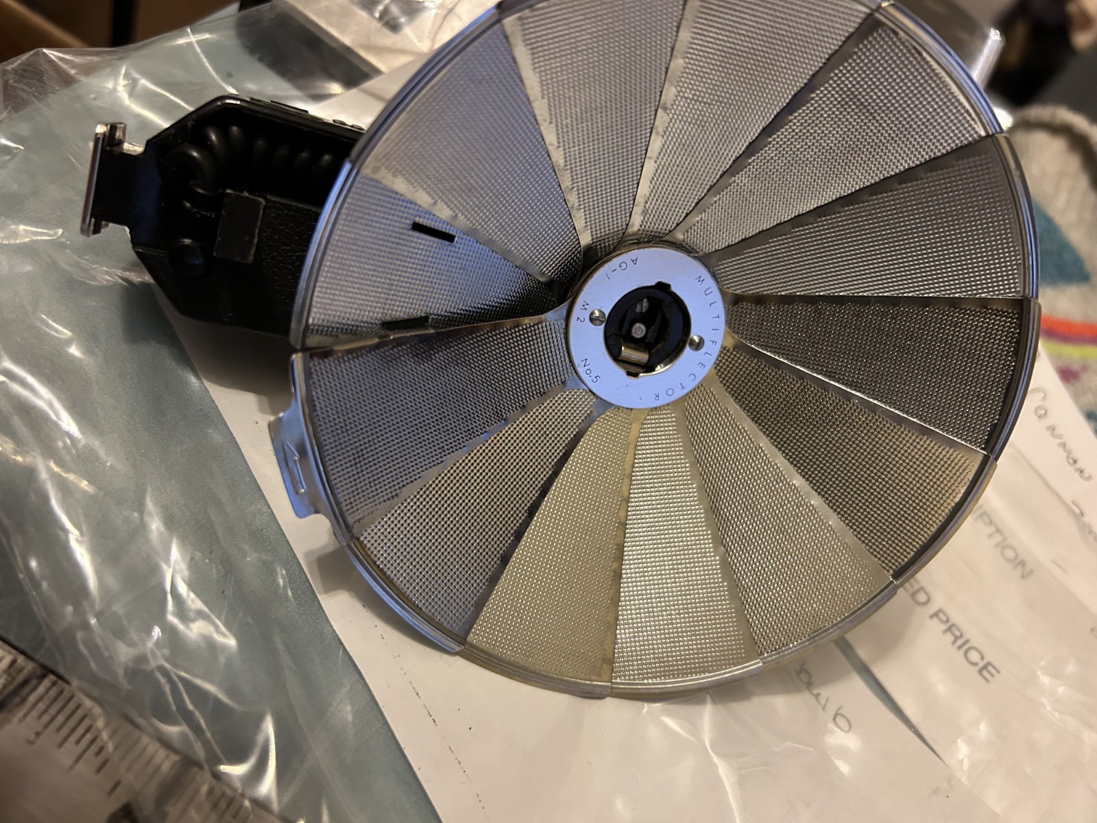 SEARS Flash Unit with Bulb Reflector and Bracket Vintage Photo Accessory(R)