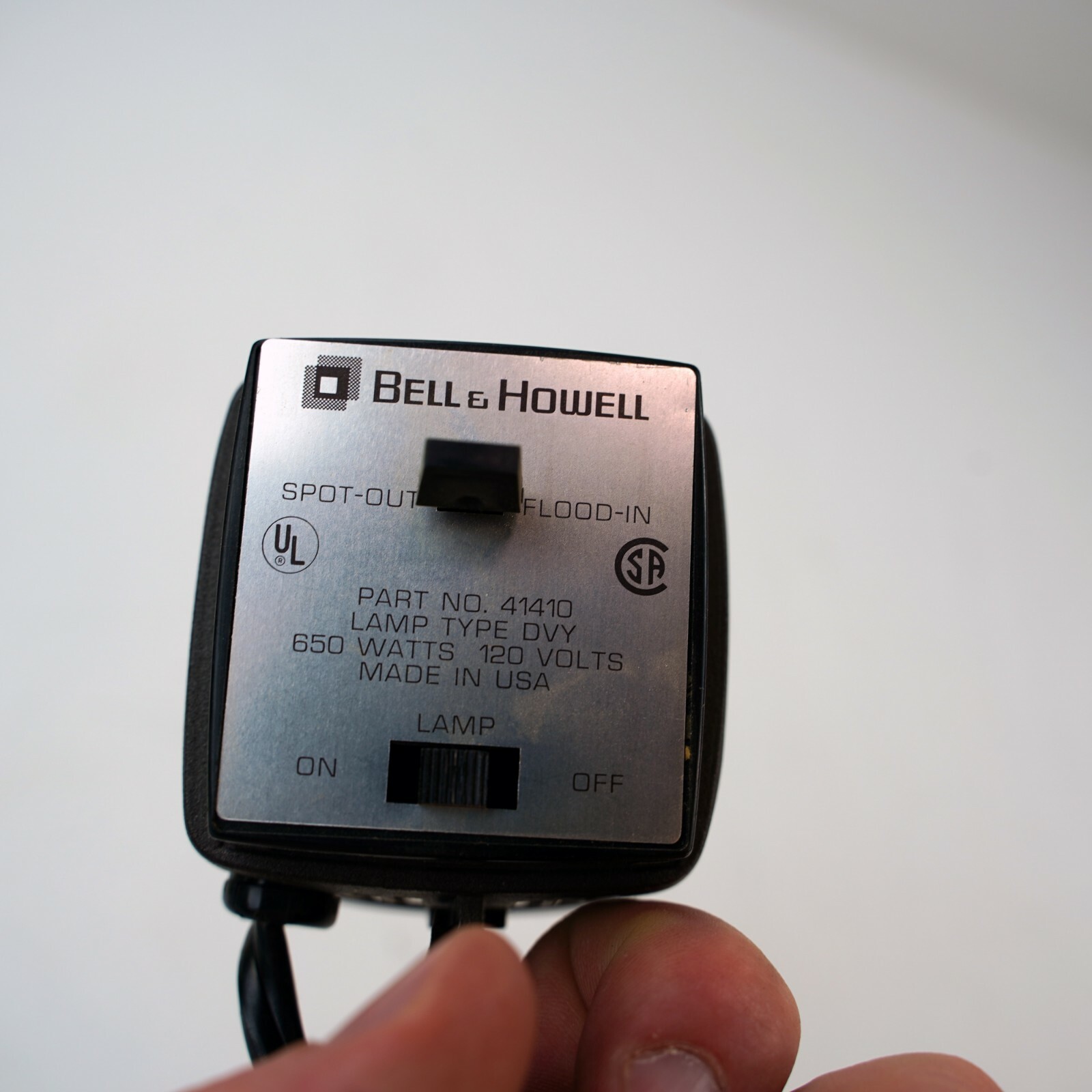 NOS Vintage Bell & Howell Movie Lite For 440 Super 8 Camera Light Part #41410 7C