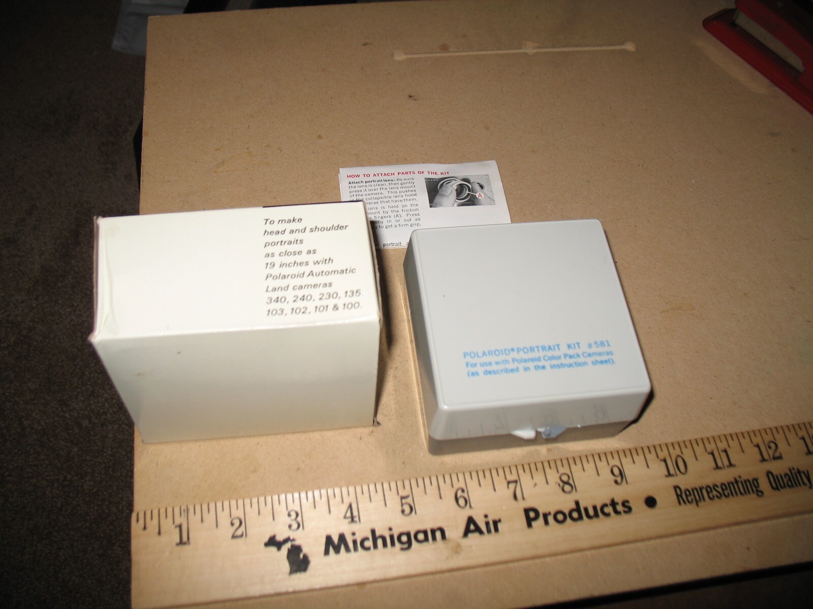VTG NOS? POLAROID PORTRAIT KIT #581 AUTOMATIC LAND CAMERAS 340 240 230 135 100 +