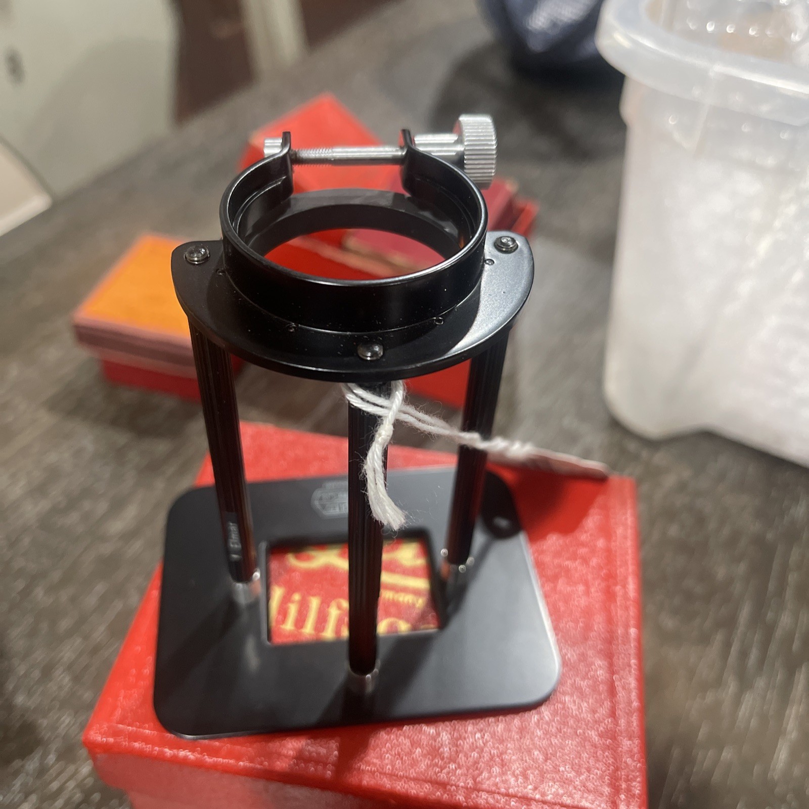 Leica Leitz Hilfsgerat Belun copy stand, likely designed for 5cm lenses