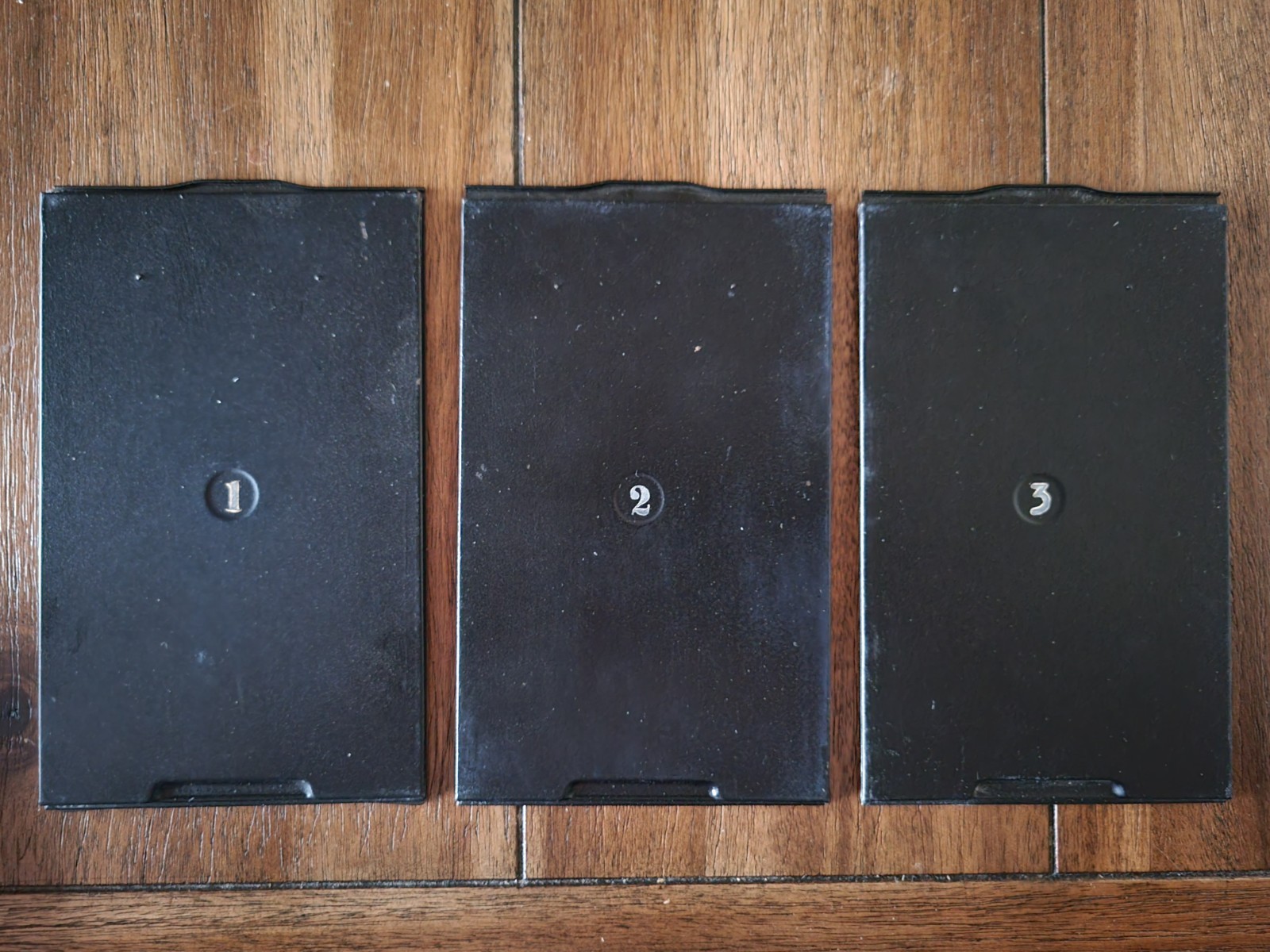 Ica AG Dresden Photgraphic Plate Cartridges – Early, Numbered Set of 3 in…
