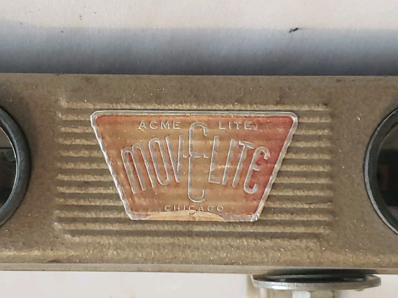 Vintage Acme MOV-E-LITE Bar ~ Movie, Theater, Photo Lite Works Approx. 14” Long
