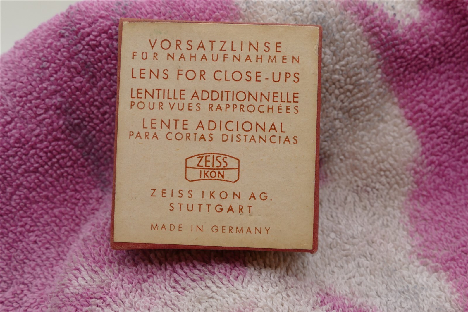 Zeiss Ikon 909/0.2 28.5mm Proxar Push on Filter With Plastic Case in Box