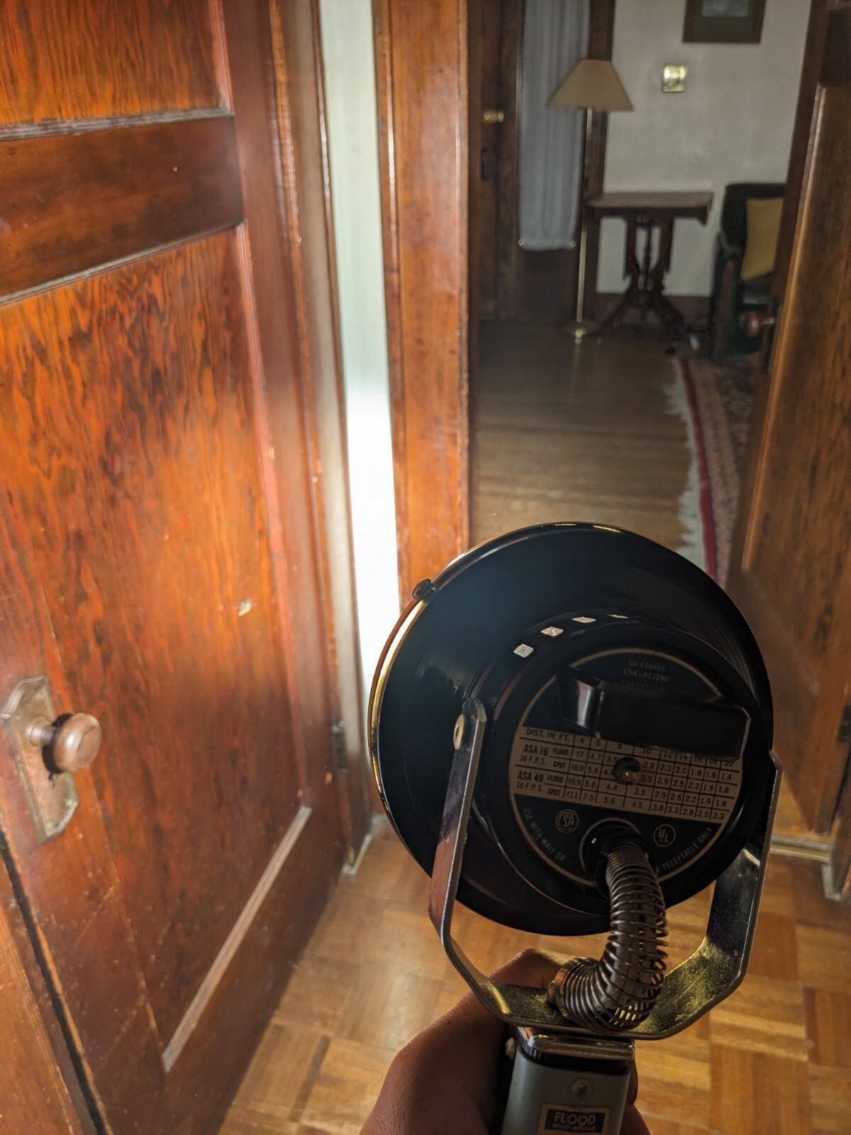 Sylvania Spotlight Pro Hi Low Zoom Photographic Research Equipment Vtg Decor