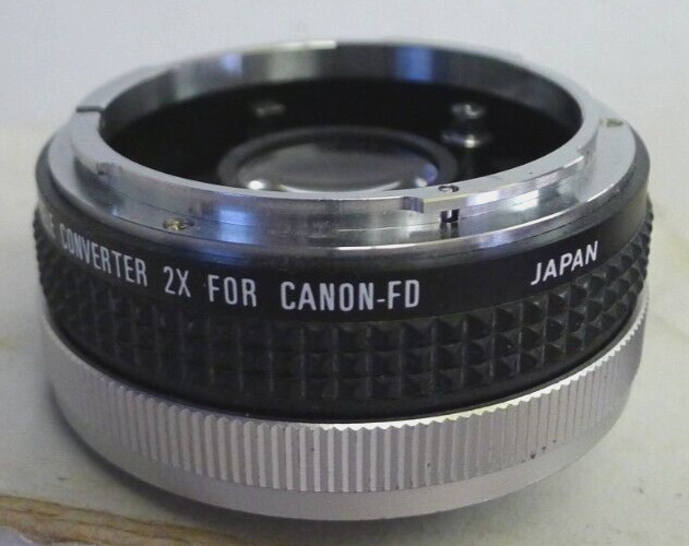 Super Albinar Auto Tele Converter 2X for Canon FD – Made in Japan