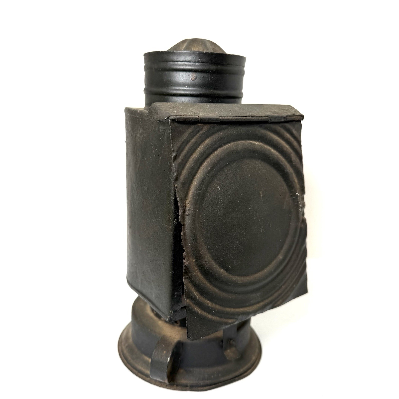 Vintage Dry Plate Gas Lantern Dark Room Safe Light Tin Lamp Darkroom W,V&B