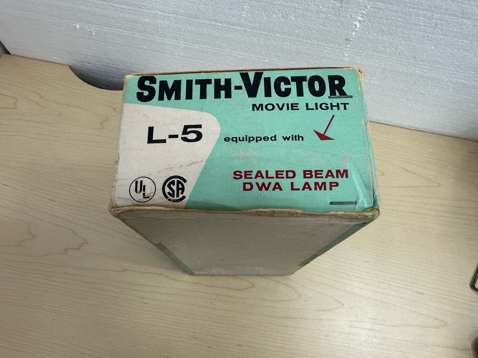 VTG Smith-Victor Model L5 Flood Light Movie Light Tested Works