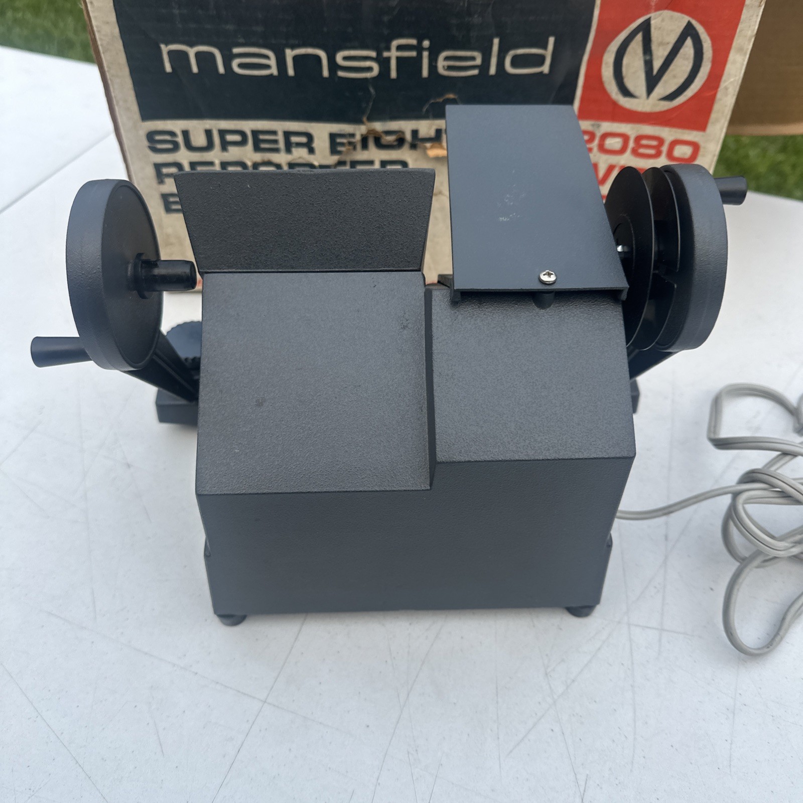 VTG Mansfield Super Eight Reporter Editor 2080 w/ Splicer Box WORKS Film Cinema
